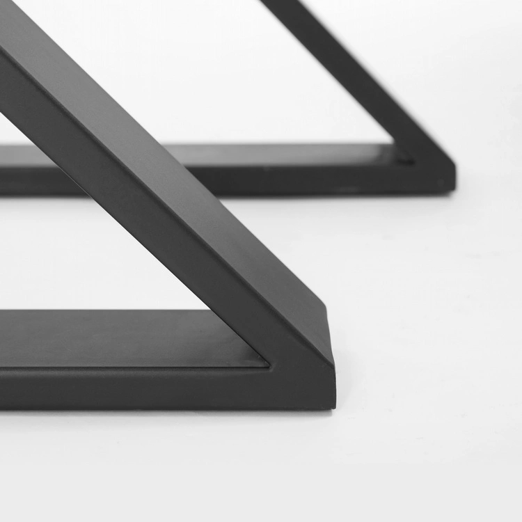 注文の現代三角形のステンレス鋼のテーブルの家具の足